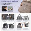 imageRUVALINO Baby Changing Bag Backpack Neutral AllinOne Baby Bags for Multifunction Large Travel Backpack with Portable Changing Pad Stroller Straps Pacifier Case and Insulated Pockets Kahki