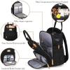 imageRUVALINO Diaper Bag Backpack Stroller Hooks Multifunction Travel Baby Back Pack with Changing Pad Universal Stroller Clips for Mom Dad
