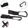 imageRUVALINO Diaper Bag Backpack Stroller Hooks Multifunction Travel Baby Back Pack with Changing Pad Universal Stroller Clips for Mom Dad