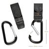 imageRUVALINO Diaper Bag Backpack Stroller Hooks Multifunction Travel Baby Back Pack with Changing Pad Universal Stroller Clips for Mom Dad
