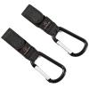 imageRUVALINO Diaper Bag Backpack Stroller Hooks Multifunction Travel Baby Back Pack with Changing Pad Universal Stroller Clips for Mom Dad