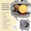 imageRUVALINO Diaper Bag Backpack Stroller Hooks Multifunction Travel Baby Back Pack with Changing Pad Universal Stroller Clips for Mom Girls