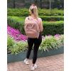 imageRUVALINO Diaper Bag BackpackMultifunction Baby Travel Bag with Changing pad Insulated Bottle Holders ampamp Pacifier Case Large Capacity Waterproof Yellow LeopardPink