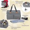 imageRUVALINO Diaper Bag Tote Hospital Bag Large Travel Weekender Diaper Changing Messenger for Mom and Dad