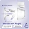 imageWearable Breast Pump RUVALINO S12A Portable Electric Breast Pump Hands Free with 3 Modes ampamp 12 Levels Smart Display 24mm Comfortable Flange Breastfeeding Essentials Baby Registry Pack of 1