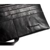 imageWomens Wallet RUVALINO RFID Blocking Waxed Leather Ladies Wallet Purse and Billfolds Black