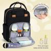 imageRUVALINO Diaper Bag Backpack Multifunction Travel Pack Maternity Baby Changing Bags Large Capacity Waterproof