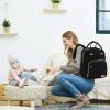 imageRUVALINO Diaper Bag Backpack Multifunction Travel Pack Maternity Baby Changing Bags Large Capacity Waterproof