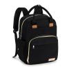 imageRUVALINO Diaper Bag Backpack Multifunction Travel Pack Maternity Baby Changing Bags Large Capacity Waterproof