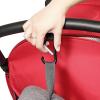 imageStroller Hooks RUVALINO Universal MultiPurpose Stroller Clips for Your Buggy Pushchair or Pram Black 2 Pack