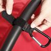 imageStroller Hooks RUVALINO Universal MultiPurpose Stroller Clips for Your Buggy Pushchair or Pram Black 2 Pack
