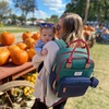 image:imageRUVALINO Baby Diaper Bag Backpack with Changing Pad Baby Shower Gifts  Baby Essentials Waterproof Travel Baby Bags for Mom Dad Girl Boy Insulated Bottle Holders Pacifier Case Large CapacityRedgreenblue