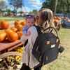 image:imageRUVALINO Baby Diaper Bag Backpack with Changing Pad Baby Shower Gifts  Baby Essentials Waterproof Travel Baby Bags for Mom Dad Girl Boy Insulated Bottle Holders Pacifier Case Large CapacityBlack