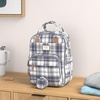 image:imageRUVALINO Baby Diaper Bag Backpack with Changing Pad Baby Shower Gifts  Baby Essentials Waterproof Travel Baby Bags for Mom Dad Girl Boy Insulated Bottle Holders Pacifier Case Large CapacityBlue Plaid