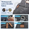 image:imageRUVALINO Baby Diaper Bag Backpack with Changing Pad Baby Shower Gifts  Baby Essentials Waterproof Travel Baby Bags for Mom Dad Girl Boy Insulated Bottle Holders Pacifier Case Large CapacityVacum Dark Gray
