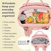 image:imageRUVALINO Baby Diaper Bag Backpack with Changing Pad Baby Shower Gifts  Baby Essentials Waterproof Travel Baby Bags for Mom Dad Girl Boy Insulated Bottle Holders Pacifier Case Large CapacityPink