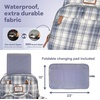 image:imageRUVALINO Baby Diaper Bag Backpack with Changing Pad Baby Shower Gifts  Baby Essentials Waterproof Travel Baby Bags for Mom Dad Girl Boy Insulated Bottle Holders Pacifier Case Large CapacityBlue Plaid