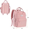 image:imageRUVALINO Baby Diaper Bag Backpack with Changing Pad Baby Shower Gifts  Baby Essentials Waterproof Travel Baby Bags for Mom Dad Girl Boy Insulated Bottle Holders Pacifier Case Large CapacityPink