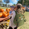 image:imageRUVALINO Baby Diaper Bag Backpack with Changing Pad Baby Shower Gifts  Baby Essentials Waterproof Travel Baby Bags for Mom Dad Girl Boy Insulated Bottle Holders Pacifier Case Large CapacityArmy Green