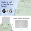 image:imageRUVALINO Baby Diaper Bag Backpack with Changing Pad Baby Shower Gifts  Baby Essentials Waterproof Travel Baby Bags for Mom Dad Girl Boy Insulated Bottle Holders Pacifier Case Large CapacityMint Green
