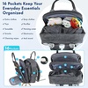 image:imageRUVALINO Baby Diaper Bag Backpack with Changing Pad Baby Shower Gifts  Baby Essentials Waterproof Travel Baby Bags for Mom Dad Girl Boy Insulated Bottle Holders Pacifier Case Large CapacityVacum Dark Gray