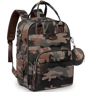 image:imageRUVALINO Baby Diaper Bag Backpack with Changing Pad Baby Shower Gifts  Baby Essentials Waterproof Travel Baby Bags for Mom Dad Girl Boy Insulated Bottle Holders Pacifier Case Large CapacityClassicgreen Camo